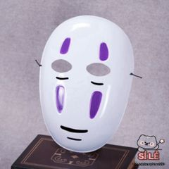 Mặt nạ Cosplay Vô Diện - Phụ Kiện Độc Đáo Cho Fan Anime, Tiệc Hóa Trang, Tím/Đen, Chất Lượng Cao Từ T69 Shop