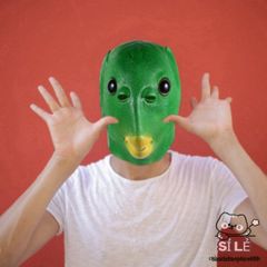 Mặt Nạ Cá Xanh Ngộ Nghĩnh Cosplay - Phụ Kiện Trang Trí Kinh Dị Độc Đáo Cho Halloween và Tiệc Tùng