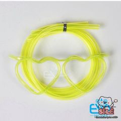 Ống Hút Mắt Kính Gọng Trái Tim Độc Đáo M1429 - Phụ Kiện Tiệc Tùng Vui Nhộn, Thêm Phần Sáng Tạo Cho Mọi Buổi Tiệc