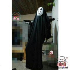 Bộ Trang Phục Ma Vô Diện Đen Tuyền Cho Người Lớn & Trẻ Em - Thích Hợp Halloween và Tiệc Hóa Trang Cosplay