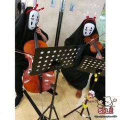 Bộ Cosplay Vô Diện Kaonashi - Áo Choàng Đen, Mặt Nạ và Găng Tay Cho Halloween và Lễ Hội Hóa Trang, Dành Cho Tất Cả Độ Tuổi
