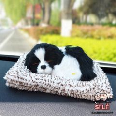 Gấu Bông Chó Mèo Than Hoạt Tính Trang Trí Xe Hơi - Khử Mùi, Lọc Không Khí, Đồ Chơi Dễ Thương Cho Chó Mèo