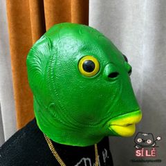 Mặt Nạ Silicon Hài Hước Ếch Xanh - Phụ Kiện Độc Đáo Cho Tiệc Hóa Trang, Halloween, Tạo Nụ Cười, Thoải Mái Cho Trẻ Em và Người Lớn