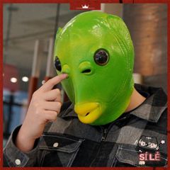 Mũ Đội Đầu Cá Xanh Benbo Pa - Phụ Kiện Hóa Trang Vui Nhộn Cho Lễ Hội Halloween, Giáng Sinh và Các Bữa Tiệc Sáng Tạo