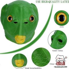 Mũ Đội Đầu Cá Xanh Benbo Pa - Phụ Kiện Hóa Trang Vui Nhộn Cho Lễ Hội Halloween, Giáng Sinh và Các Bữa Tiệc Sáng Tạo