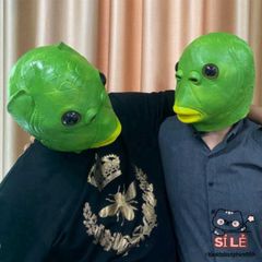 Mũ Đội Đầu Cá Xanh Benbo Pa - Phụ Kiện Hóa Trang Vui Nhộn Cho Lễ Hội Halloween, Giáng Sinh và Các Bữa Tiệc Sáng Tạo
