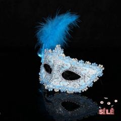 Mặt nạ nữ trang trí lông vũ cho Halloween & Giáng sinh - Phụ kiện hóa trang cao cấp, giao hàng nhanh tại TP.HCM