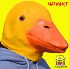 Mặt Nạ Vịt Cao Su Thời Trang Donald - Phụ Kiện Hóa Trang Halloween Độc Đáo và Quay Video TikTok Sáng Tạo