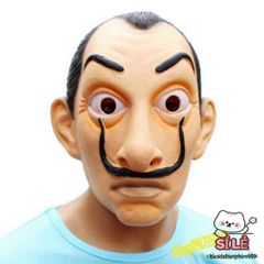 Mặt nạ Salvador Dali La Casa De Papel - Phụ kiện Halloween độc đáo cho tiệc hóa trang, lễ hội và cosplay