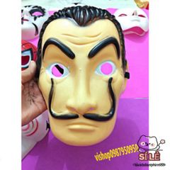 Mặt nạ Salvador Dali La Casa De Papel - Phụ kiện Halloween độc đáo cho tiệc hóa trang, lễ hội và cosplay
