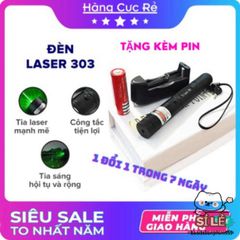 Đèn Pin Laser Laze MV - 303 Tia Xanh 5W - Chiếu Sáng Xa 2km, Thiết Kế Gọn Nhẹ, Chống Nước, Phù Hợp Dã Ngoại, Thuyết Trình, Chất Lượng Cao