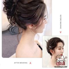 Kẹp Tóc Chignon Xoăn Lộn Xộn Trailblazer - Phụ Kiện Tóc Donut Scrunchies Đẹp Thời Trang Cho Nữ giới