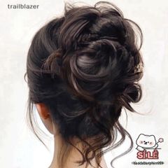 Kẹp Tóc Chignon Xoăn Lộn Xộn Trailblazer - Phụ Kiện Tóc Donut Scrunchies Đẹp Thời Trang Cho Nữ giới