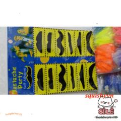 Bộ 12 Râu Giả Thời Trang - Phụ Kiện Hóa Trang Độc Đáo Cho Halloween, Tiệc Sinh Nhật, Tạo Điểm Nhấn Phong Cách