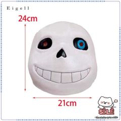 Mặt Nạ Cao Su Undertale Sans - Phụ Kiện Halloween Độc Đáo Cho Tiệc Hóa Trang, Sự Kiện Trò Chơi, Club Đêm