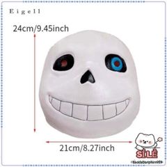 Mặt Nạ Cao Su Undertale Sans - Phụ Kiện Halloween Độc Đáo Cho Tiệc Hóa Trang, Sự Kiện Trò Chơi, Club Đêm
