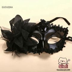 Mặt Nạ Hóa Trang Ren Hoa Gợi Cảm Nửa Mặt Kim Cương Giả Cho Nữ - Phụ Kiện Cosplay Thời Trang Dự Tiệc Sang Trọng
