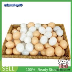 Quả Trứng Gà Nhựa Giả Tự Nhiên 99% - Đồ Trang Trí Độc Đáo Cho Nhà Cửa, Quán Cà Phê, Không Gian Nghệ Thuật