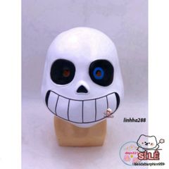 Mặt Nạ Omnipotent Sans - Pháp Sư Huyền Bí Cao Su Chất Lượng Cao, Phụ Kiện Cosplay Độc Đáo Cho Người Hâm Mộ