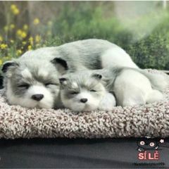 Gấu Bông Chó Hoạt Tính Nano - Phụ Kiện Trang Trí Xe Hơi Khử Mùi & Thanh Lọc Không Khí, Dễ Thương và An Toàn Cho Gia Đình