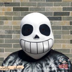Mặt Nạ Mắt Xanh Undertale Sans - Phụ Kiện Hóa Trang Game Thủ - Thiết Kế Độc Đáo Cho Halloween và Tiệc Tùng
