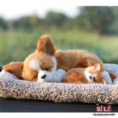 Thú Nhồi Bông Chó Mèo Lớn - Phát Kêu, Khử Mùi Than Hoạt Tính, Đồ Trang Trí Xe Ô Tô Đáng Yêu, Quà Tặng Ý Nghĩa Cho Gia Đình
