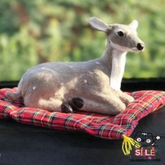 Thú Bông Ngựa Đôi Vàng Mẹ Con - Lõi Than Hoạt Tính Khử Mùi, Làm Sạch Không Khí Ô Tô, Đồ Trang Trí Dễ Thương