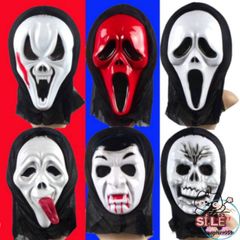 Mặt Nạ Thần Chết Scream Halloween Chính Hãng - Phụ Kiện Hóa Trang Độc Đáo Cho Bữa Tiệc Halloween, Tạo Dáng Bí Ẩn Quyền Rũ