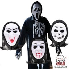 Mặt Nạ Thần Chết Scream Halloween Chính Hãng - Phụ Kiện Hóa Trang Độc Đáo Cho Bữa Tiệc Halloween, Tạo Dáng Bí Ẩn Quyền Rũ