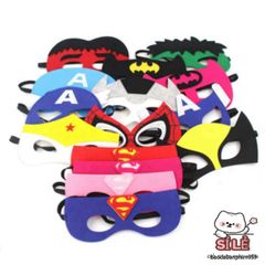 Mặt Nạ Siêu Anh Hùng Nửa Mặt - Phụ Kiện Hóa Trang Dễ Thương Cho Tiệc Tùng, Lễ Hội Halloween, Sinh Nhật, Quà Tặng Độc Đáo
