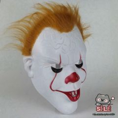 Mặt Nạ Hề IT Pennywise 2024 - Phong Cách Kinh Dị Độc Đáo Cho Tiệc Halloween và Hóa Trang Thú Vị