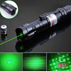 Đèn Pin Laser Siêu Sáng 303 & 009 - Chiếu Xa 2000M, Ánh Sáng Đỏ, Xanh, Tím - Kèm Phụ Kiện Chiếu Sao và Sạc Pin 18650