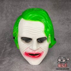 Mặt Nạ Hóa Trang Chú Hề Joker - Phụ Kiện Halloween Độc Đáo Cho Bữa Tiệc, Kèm Dây Đeo Choker Thời Trang