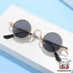 Kính Mắt Tròn Thời Trang Kim Loại Chống UV400 - Phụ Kiện Thời Trang Nổi Bật Cho Nam Nữ, Kính Bói Chất Lượng Cao