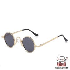 Kính Mắt Tròn Thời Trang Kim Loại Chống UV400 - Phụ Kiện Thời Trang Nổi Bật Cho Nam Nữ, Kính Bói Chất Lượng Cao