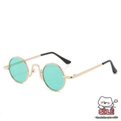 Kính Mắt Tròn Thời Trang Kim Loại Chống UV400 - Phụ Kiện Thời Trang Nổi Bật Cho Nam Nữ, Kính Bói Chất Lượng Cao