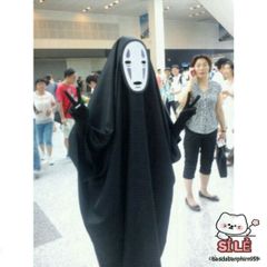 Bộ Hóa Trang Vô Diện Đen Cho Trẻ Em & Người Lớn - Cosplay Sự Kiện Halloween, Lễ Hội Hóa Trang Thú Vị