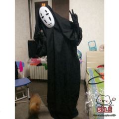 Bộ Trang Phục Hóa Trang Ma Vô Diện Kaonashi Hayao Miyazaki cho Trẻ Em và Người Lớn - Cosplay Anime, Tiệc Hóa Trang, Quà Tặng Độc Đáo