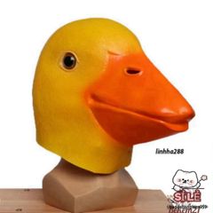Mặt Nạ Cao Su Vịt Donald - Phụ Kiện Hóa Trang Độc Đáo Cho Halloween, Tiệc Sinh Nhật và Lễ Hội Vui Nhộn