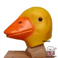 Mặt Nạ Cao Su Vịt Donald - Phụ Kiện Hóa Trang Độc Đáo Cho Halloween, Tiệc Sinh Nhật và Lễ Hội Vui Nhộn