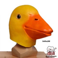 Mặt Nạ Cao Su Vịt Donald - Phụ Kiện Hóa Trang Độc Đáo Cho Halloween, Tiệc Sinh Nhật và Lễ Hội Vui Nhộn