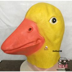 Mặt Nạ Cao Su Vịt Donald - Phụ Kiện Hóa Trang Độc Đáo Cho Halloween, Tiệc Sinh Nhật và Lễ Hội Vui Nhộn