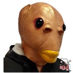 Mặt Nạ CÁ VÀNG GOLD Cho Người Lớn - Hóa Trang Halloween, Cosplay Độc Đáo, Xu Hướng TikTok, Phụ Kiện Thời Trang Nổi Bật