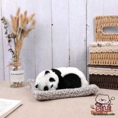 Thú Bông Mèo Trắng Trán Vàng Kháng Khuẩn - Lọc Khí Than Hoạt Tính Dễ Thương Cho Ô Tô và Thú Cưng
