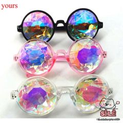 Kính Vạn Hoa Thời Trang Cầu Vồng - Kính Mát Định Hình Cho Nam Nữ, Phụ Kiện Tiệc Tùng Bar và Sự Kiện Nghệ Thuật