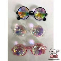 Kính Vạn Hoa Thời Trang Cầu Vồng - Kính Mát Định Hình Cho Nam Nữ, Phụ Kiện Tiệc Tùng Bar và Sự Kiện Nghệ Thuật