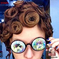 Kính Vạn Hoa Thời Trang Cầu Vồng - Kính Mát Định Hình Cho Nam Nữ, Phụ Kiện Tiệc Tùng Bar và Sự Kiện Nghệ Thuật