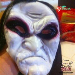 Mặt Nạ Zombie Kinh Dị Đen Thoáng Khí - Phụ Kiện Hóa Trang Halloween Độc Đáo, Đầy Huyền Bí cho Bữa Tiệc và Lễ Hội