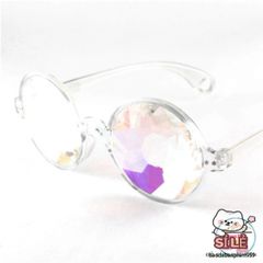 Gọng Kính Thời Trang Trong Suốt Hồng Đen - Kính Lấp Lánh Phong Cách Nghệ Thuật, Phụ Kiện Tiệc Tùng Cho Mọi Dịp
