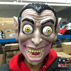 Mặt Nạ Halloween Đầu Lâu Chú Hề Joker Đáng Sợ - Phụ Kiện Trang Trí Cosplay Với Hiệu Ứng 3D Và Mắt Di Động
